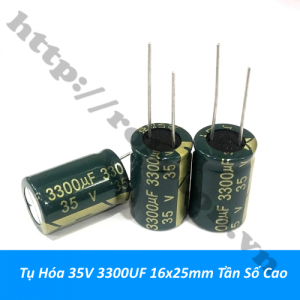 TD178 Tụ Hóa 35V 3300UF 16x25mm Tần ...