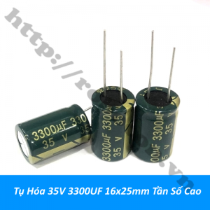  TD178 Tụ Hóa 35V 3300UF 16x25mm Tần ...