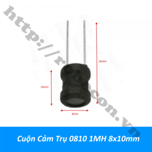 CCL20 Cuộn Cảm Trụ 0810 1mH 8x10mm