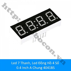  LED176 Led 7 Thanh, Led Đồng Hồ 4 Số 0.4 ...