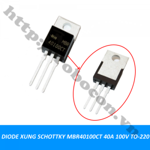  DO93 Diode Xung Schottky MBR40100CT 40A 100V To-220  