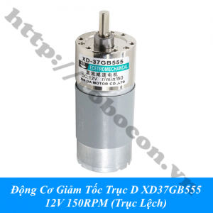  PKK1307 Động Cơ Giảm Tốc Trục D XD37GB555 12V 150RPM ...