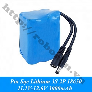 CBM197 Pin Sạc Lithium 3S 2P 18650 11.1V-12.6V 3000mAh