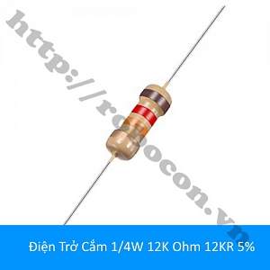  DT374 Điện Trở Cắm 1/4W 12K Ohm 12KR 5% 