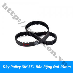  PKK1316 Dây Pulley 3M-351 Bản Rộng Đai 15mm  