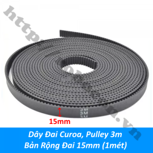  PKK1324 Dây Đai Curoa, Pulley 3m Bản Rộng Đai 15mm ...