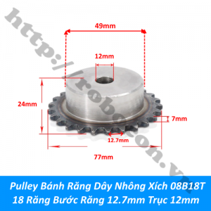 PKK1330 Pulley Bánh Răng Dây Nhông Xích ...