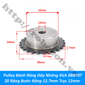 PKK1331 Pulley Bánh Răng Dây Nhông Xích ...