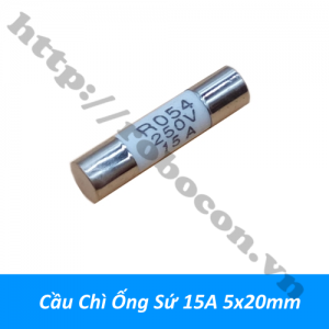 CC60 Cầu Chì Ống Sứ 15A 5x20mm