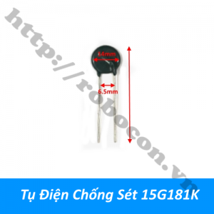 TD186 Tụ Điện Chống Sét 15G181K