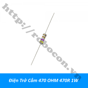  DT375 Điện Trở Cắm 470 OHM 470R 1W  