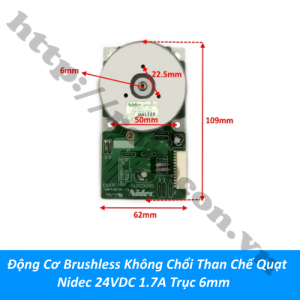  PKK1346 Động Cơ Brushless Không Chổi Than Chế Quạt Nidec ...