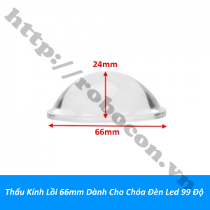  LED185 Thấu Kính Lồi 66mm Dành Cho Chóa Đèn Led ...