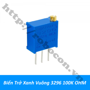 BT90 Biến Trở Xanh Vuông 3296 100ohm ...