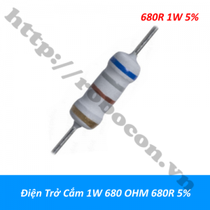 DT384 Điện Trở Cắm 1W 680 OHM ...