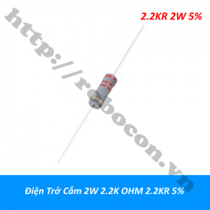 DT383 Điện Trở Cắm 2W 2.2K OHM ...