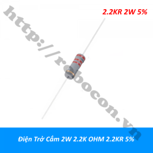  DT383 Điện Trở Cắm 2W 2.2K OHM ...