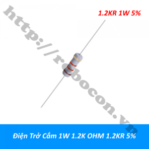  DT379 Điện Trở Cắm 1W 1.2K OHM 1.2KR 5% 