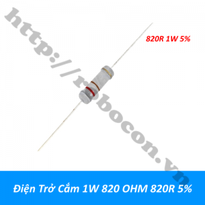 DT377 Điện Trở Cắm 1W 820 OHM ...