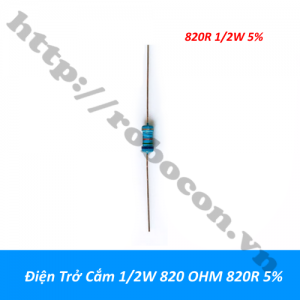 DT376 Điện Trở Cắm 1/2W 820 OHM ...