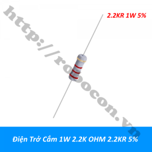 DT382 Điện Trở Cắm 1W 2.2K OHM ...