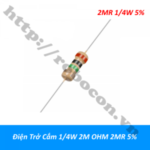 DT385 Điện Trở Cắm 1/4W 2M OHM ...