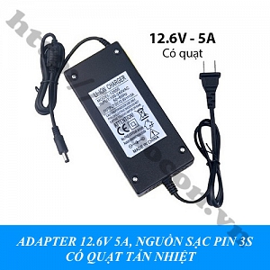 NG94 Adapter 12.6V 5A, Nguồn Sạc Pin ...