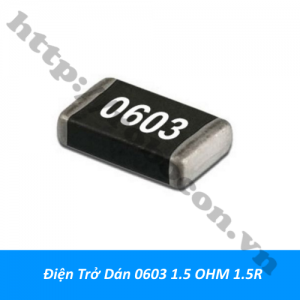 DT389 Điện Trở Dán 0603 1.5 OHM ...