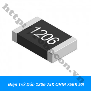 DT390 Điện Trở Dán 1206 75K OHM ...