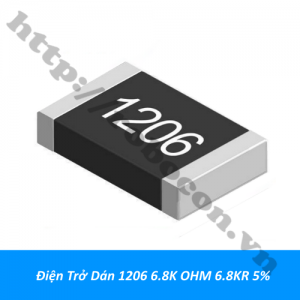 DT391 Điện Trở Dán 1206 6.8K OHM ...