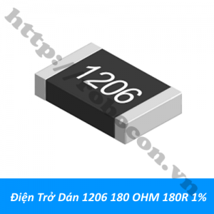 DT388 Điện Trở Dán 1206 180 OHM ...