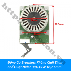  PKK1387 Động Cơ Brushless Không Chổi Than Chế Quạt 39A ...