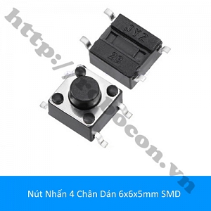 SW38 Nút Nhấn 4 Chân Dán 6x6x5mm ...
