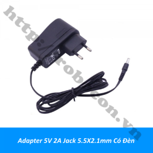  NG132 Adapter 5V 2A Jack 5.5X2.1mm Có Đèn  