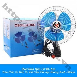  PKK1394 Quạt Điện Mini 12VDC Kẹp Trên Ô tô, Xe ...