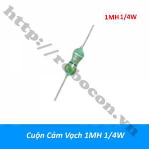  CCL35 Cuộn Cảm Vạch 1mH 1/4W    