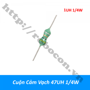  CCL34 Cuộn Cảm Vạch 1UH 1/4W 