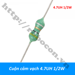  CCL22 Cuộn Cảm Vạch 4.7uh 4R7 1/2w   