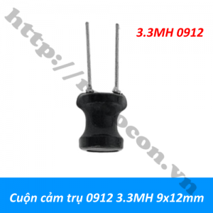  CCL55 Cuộn Cảm Trụ 0912 3.3mH 9x12mm