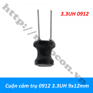  CCL64 Cuộn cảm trụ 0912 3.3UH 9x12mm