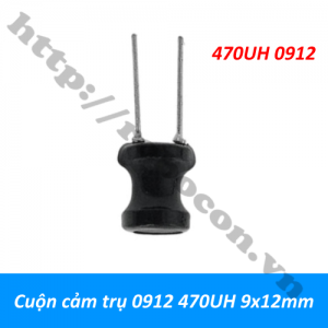 CCL61 Cuộn cảm trụ 0912 470UH 9x12mm