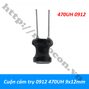  CCL61 Cuộn cảm trụ 0912 470UH 9x12mm   