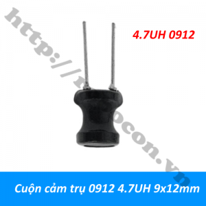 CCL66 Cuộn cảm trụ 0912 4.7UH 9x12mm