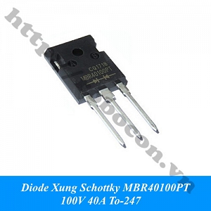  DO99 Diode Xung Schottky MBR40100PT 100V 40A To-247  