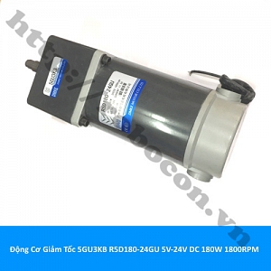  PKK1407 Động Cơ Giảm Tốc 5GU3KB R5D180-24GU 5V-24V DC 180W ...