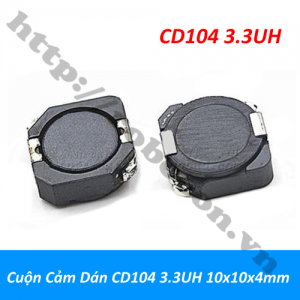  CCL107 Cuộn Cảm Dán CD104 3.3UH 3R3 10x10x4mm  