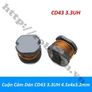  CCL117 Cuộn Cảm Dán CD43 3.3UH 3R3 ...