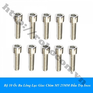 PKK1422 Bộ 10 Ốc Bu Lông Lục ...