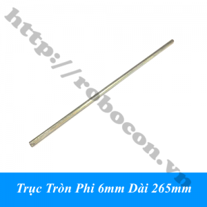 PKK1433 Trục Tròn Phi 6mm Dài 265mm