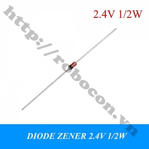 DO100 Diode Zener 2.4V 1/2W